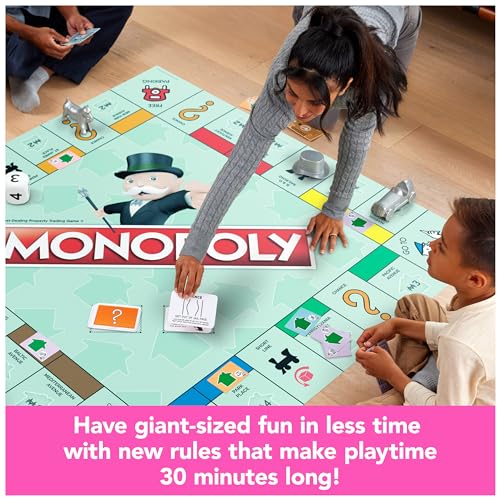 Giant Edition Family Board Game with Oversized Gameboard Cards Spinner U7841