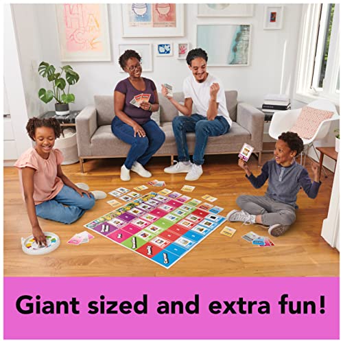 Giant Edition Family Board Game with Oversized Gameboard Cards Spinner U7841