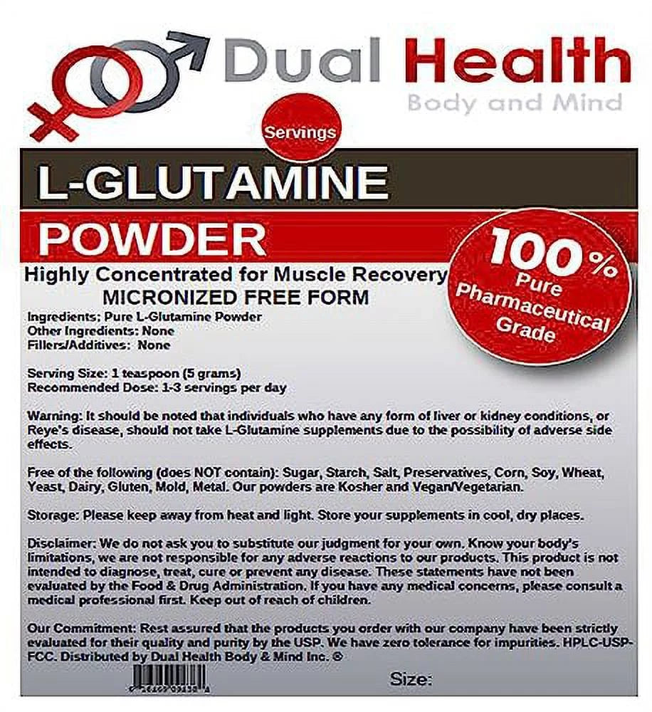 L-Glutamine Powder 5000mg, Immune Digestion GI Support A230528