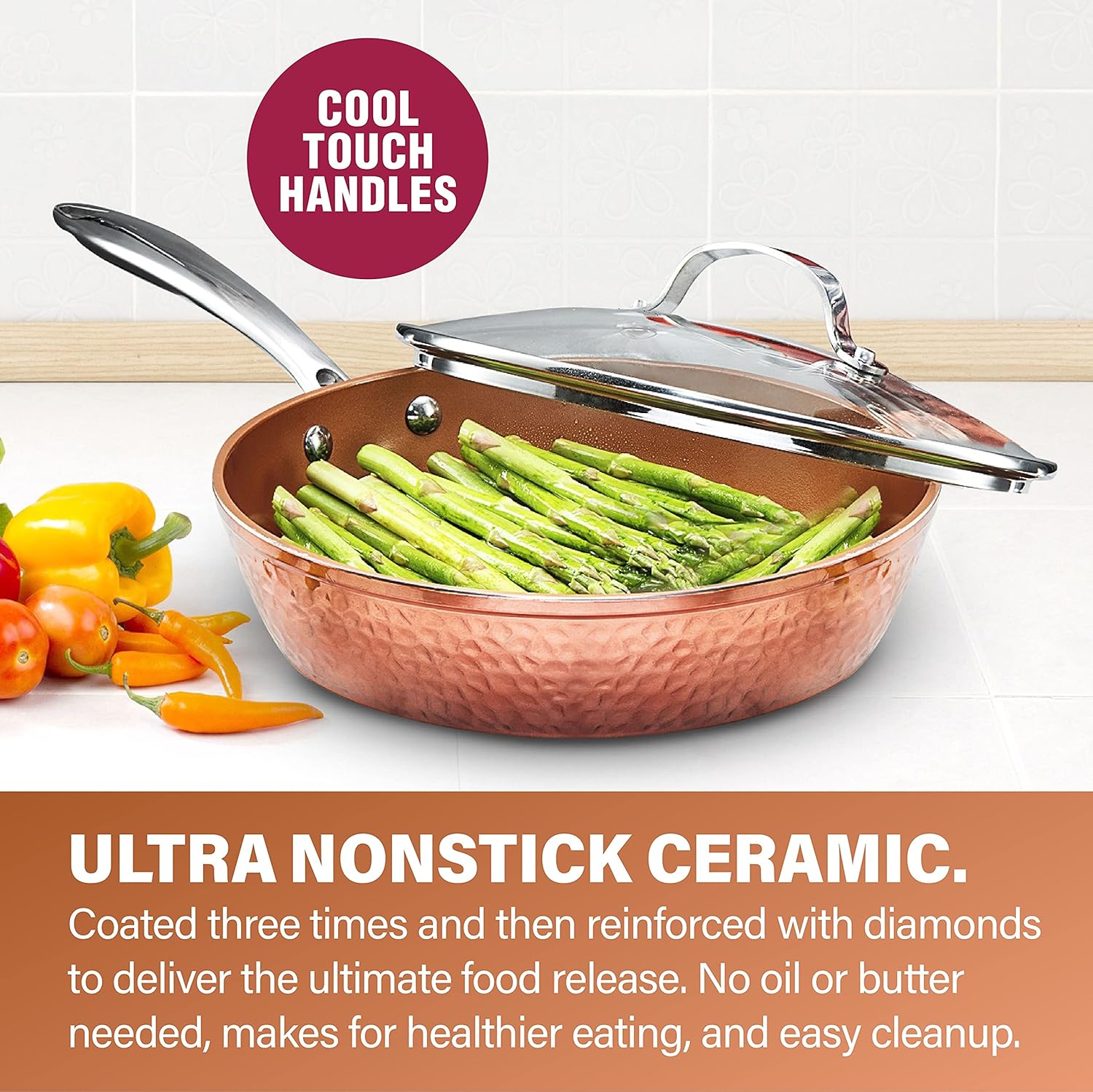 Nonstick Fry Pan & Oven Safe Egg Pan Set F988799