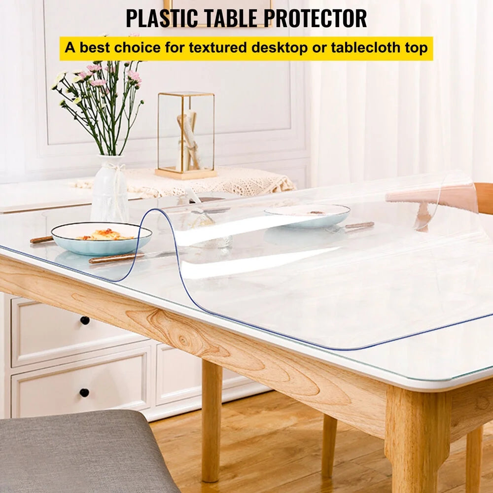 PVC Table Mat Waterproof Transparent Desk Protector H5803