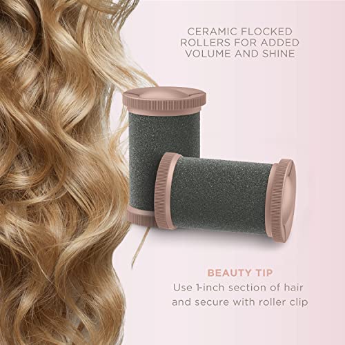 Ceramic 1 1/2-inch Hot Rollers with Super Clips K9317