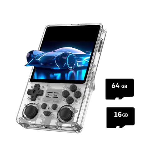 Handheld Game Console with 10000 Games, 4-Inch IPS Screen, 16+64G, 5000mAh Battery J1220