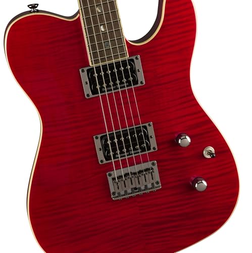 Electric Guitar with Dual Humbuckers, Black Cherry Burst B62724