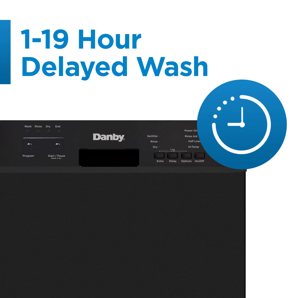 18" Built-in Dishwasher in Black Y3012