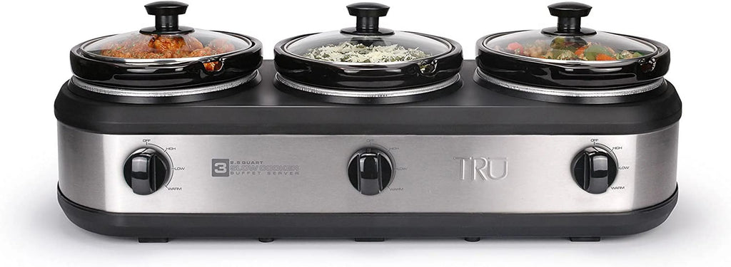 Triple Buffet Server with 3 Removable Inserts R4715