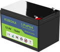 12 Volt Lithium Battery - LiFePO4 Battery | 12V 15Ah Lithium-ion Rechargeable Battery Deep Cycle Replace SLA Lead Acid Battery | Built-in BMS | Perfect for RV, Solar, Off-Grid Applications Pack of 2