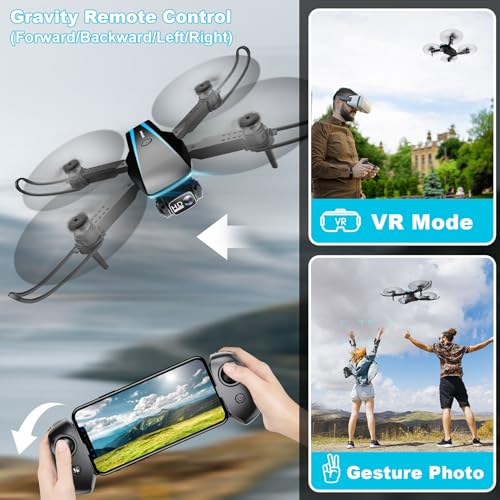 Foldable Drone with 1080P HD Camera, 2 Batteries and Carrying Case B5472