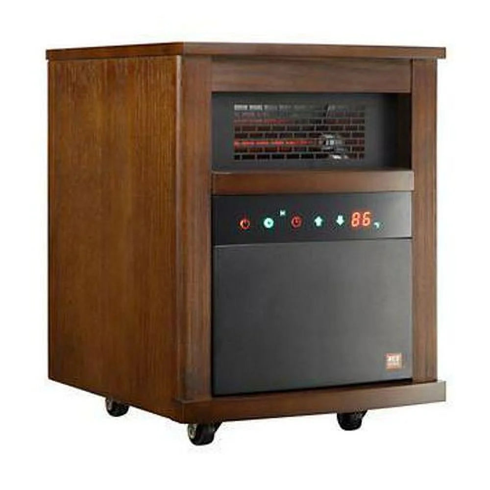 Portable Electric Infrared Heater with Cabinet, 1500W Y47362