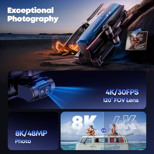 Drone with 8K Camera for Adults, 3-Axis Gimbal, 80min Flight Time A151759