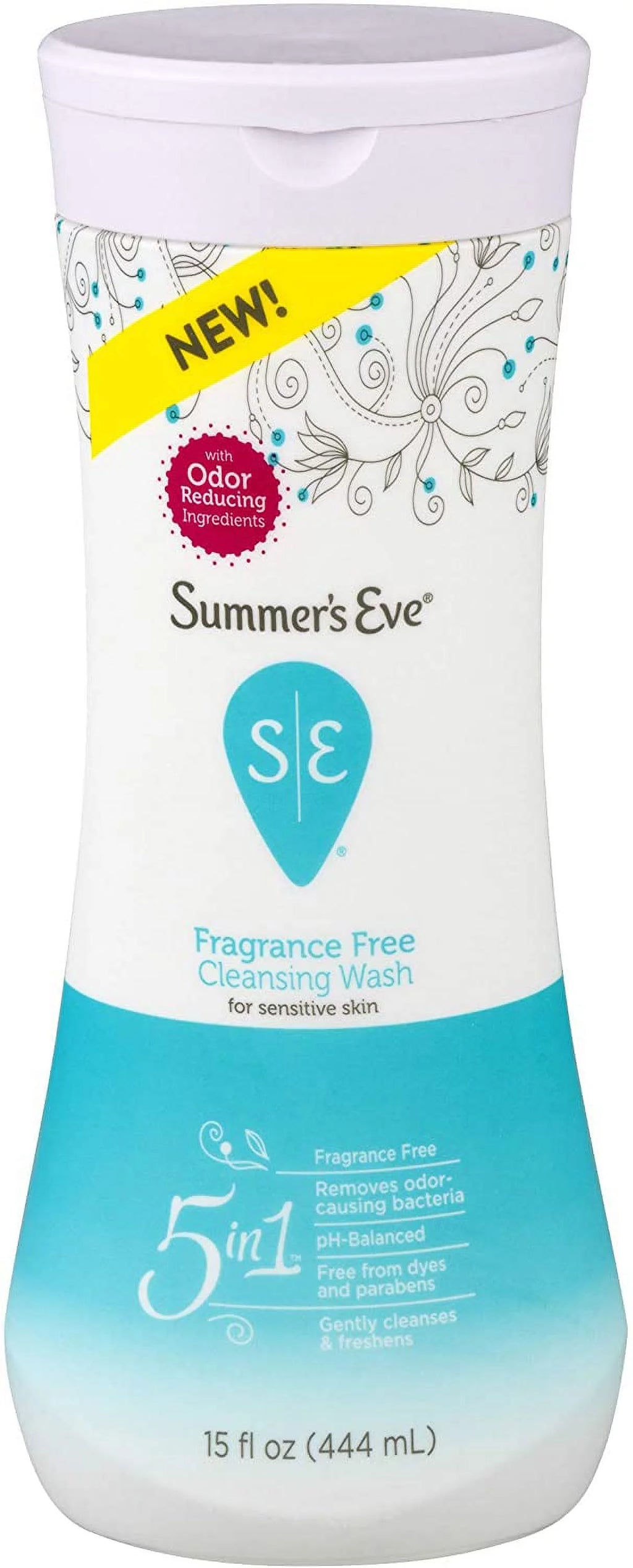 Fragrance Free Cleansing Wash, 15 Fl Oz, Pack of 3 A301