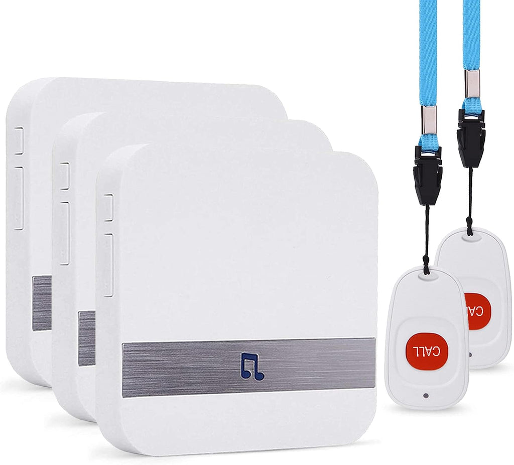 Wireless Life Alert System for Seniors with Panic Buttons and Necklace E890696