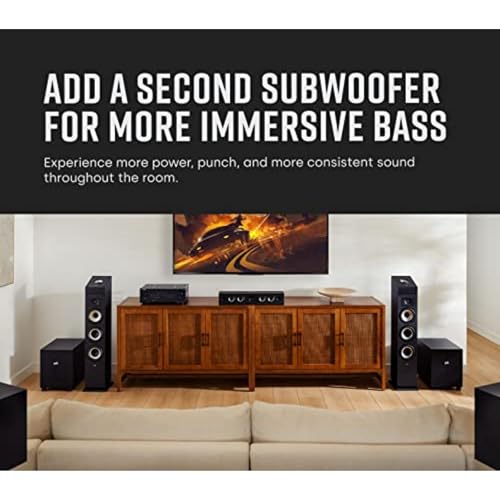 10" Home Subwoofer with 100W Amplifier, Dolby Atmos & DTS:X Compatible P253133