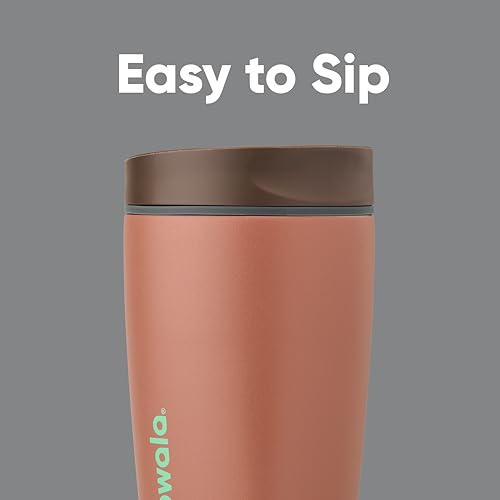Insulated Stainless Steel Coffee Tumbler, Reusable Travel Mug, 20 oz, Pink N461027