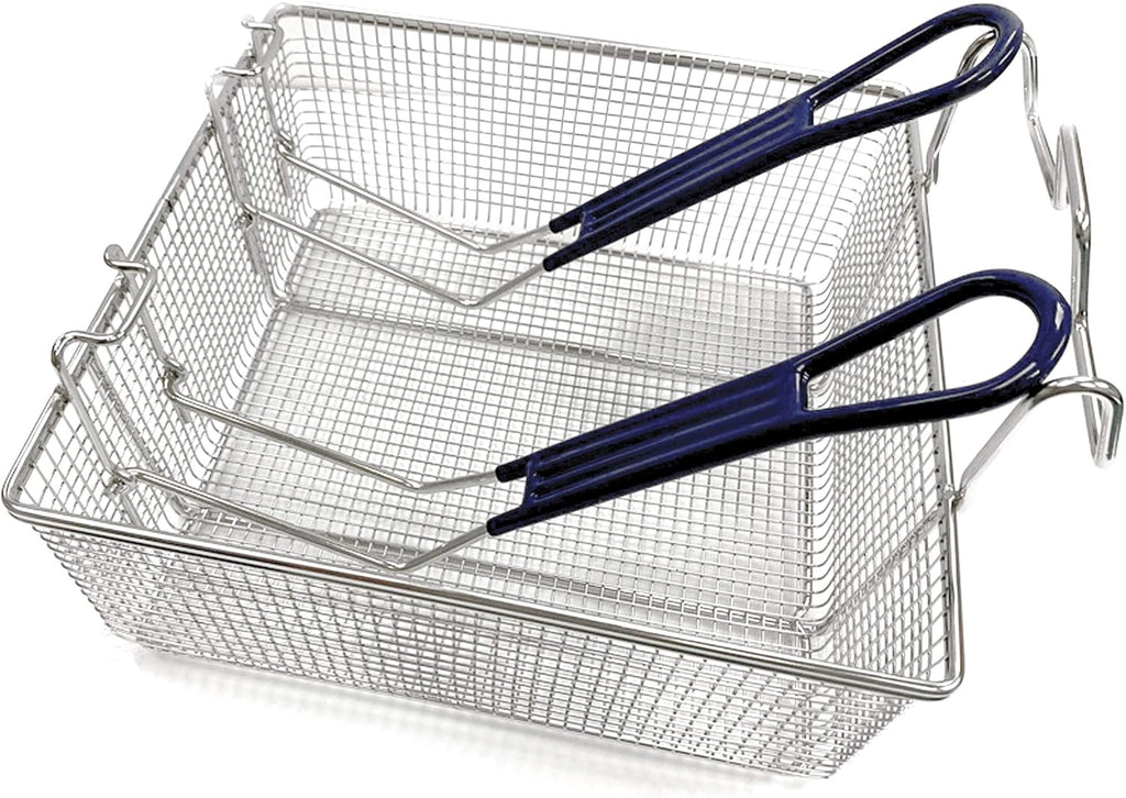 Double Fryer Basket for Stainless Fryers, Cool Touch Handle N38906