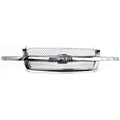 Sherman Parts SHE901-99A Textured Grille with Smooth Frame for 2003-2006 Chevy Silverado, Chrome
