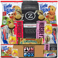 Fun Flavors Box Coffee Gift Basket, Dark Roast Variety Pack, Cookies, Pastries, Snack Box