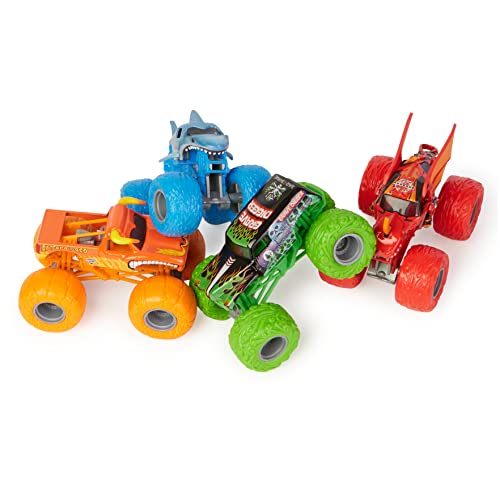 Die-Cast Monster Trucks, 1:64 Scale, Toys for Kids Ages 3 and Up B292777
