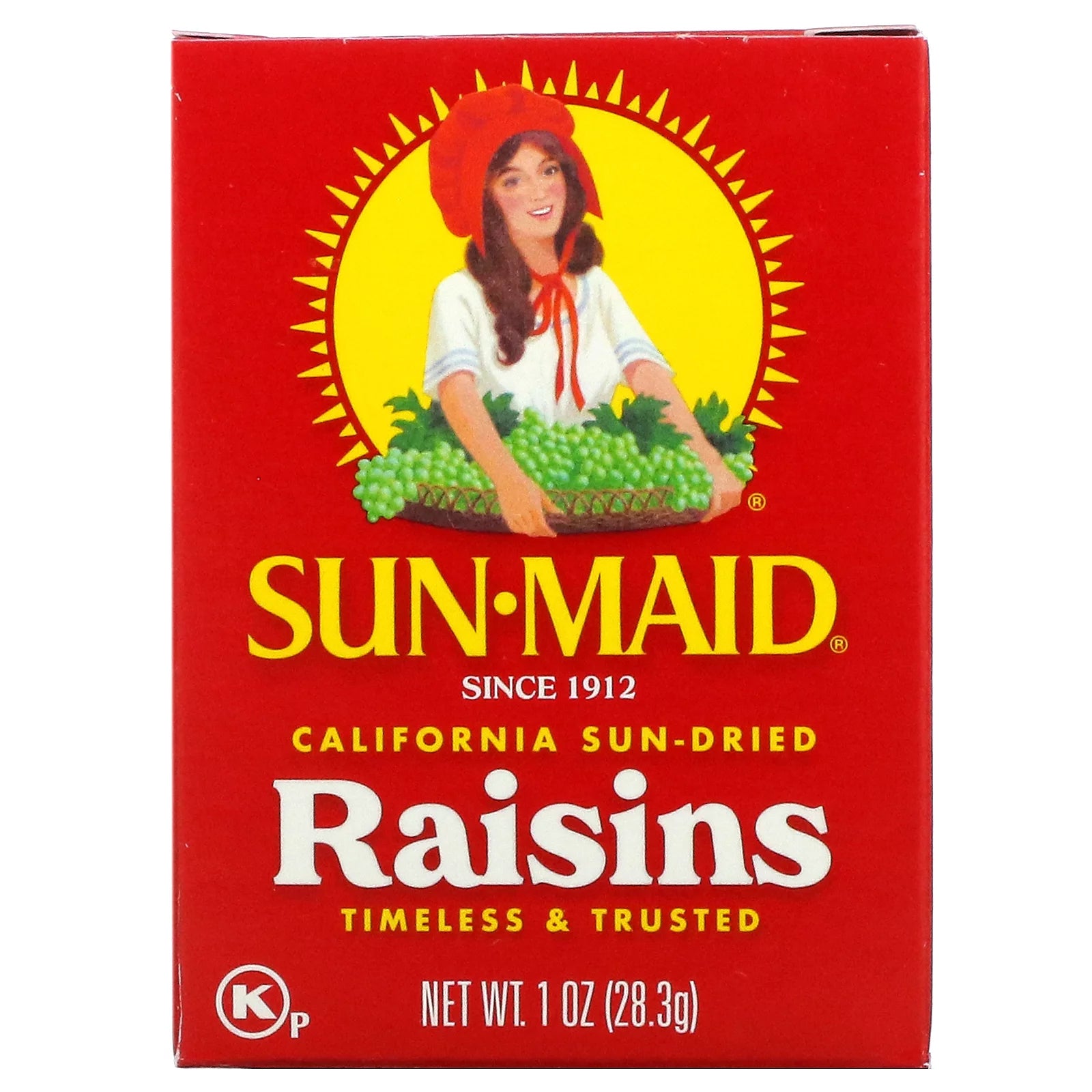 California Sun-Dried Raisins, 1 oz Pack of 4 W155454