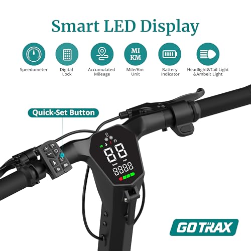 Off-Road Electric Scooter for Adults, 10" Tubeless Tires, 25 Miles Range, Dual 500W Motor, Foldable S312917