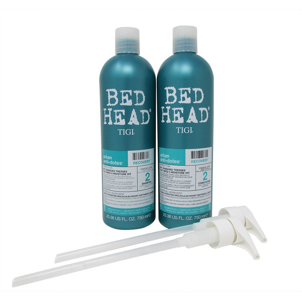 Tigi Bed Head Urban Antidotes Recovery Shampoo + Conditioner Damage Level 2 Duo Pack (2 X 25.36 Ounce)