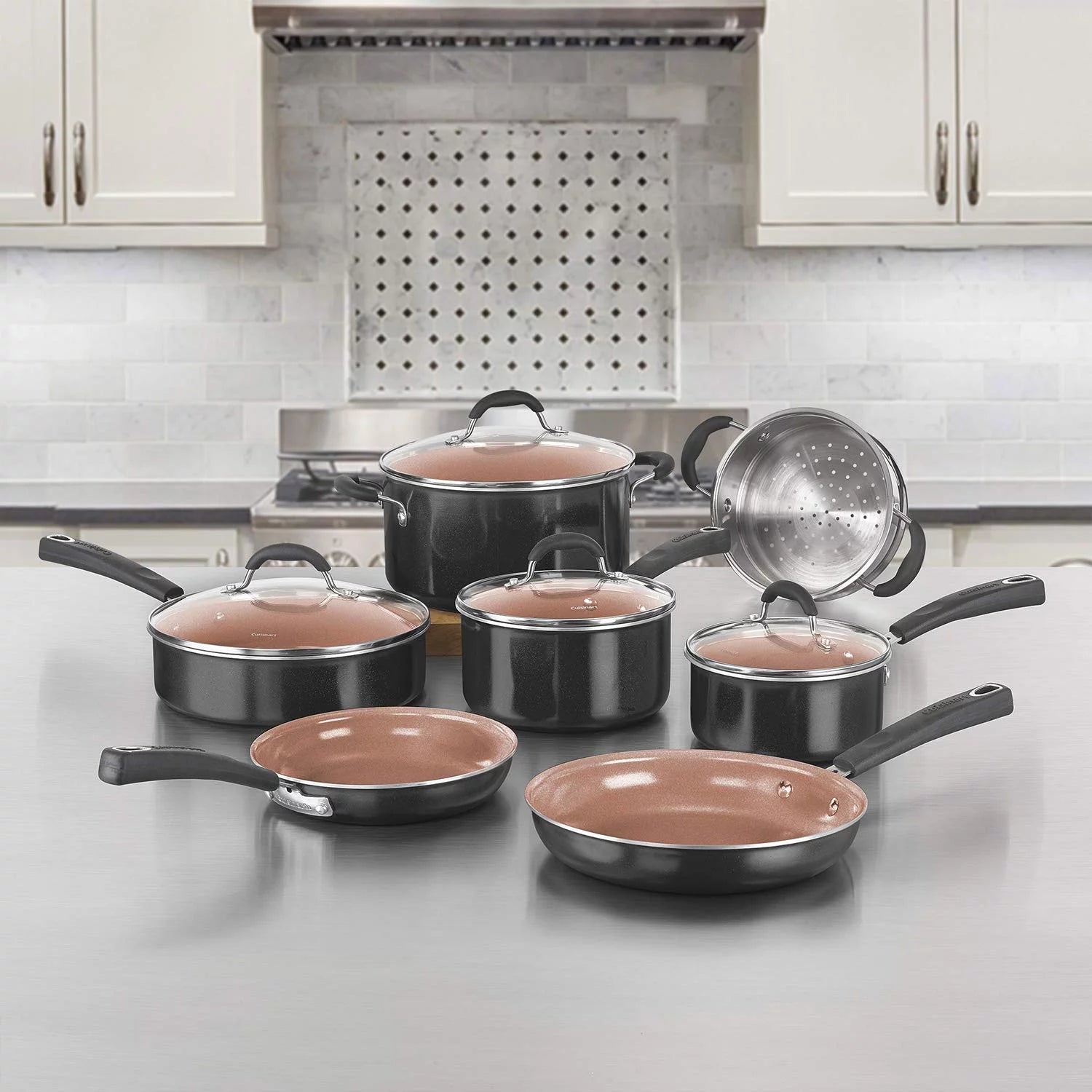 11 Piece Non-stick Cookware Set Y695