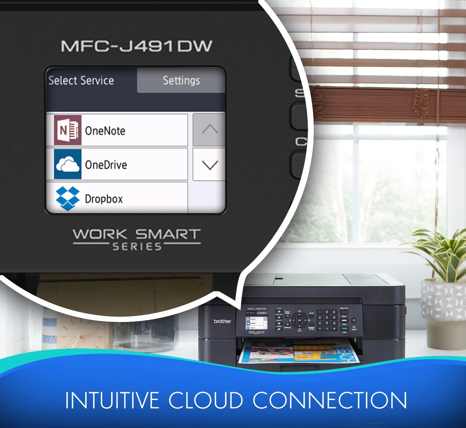 Wireless All-in-One Inkjet Printer C1872