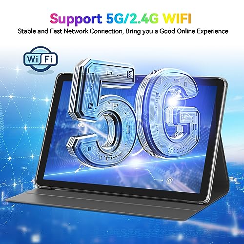 Android 13 Tablet, 10.1 inch, 128GB, 8000mAh Battery, Keyboard Included Z101267