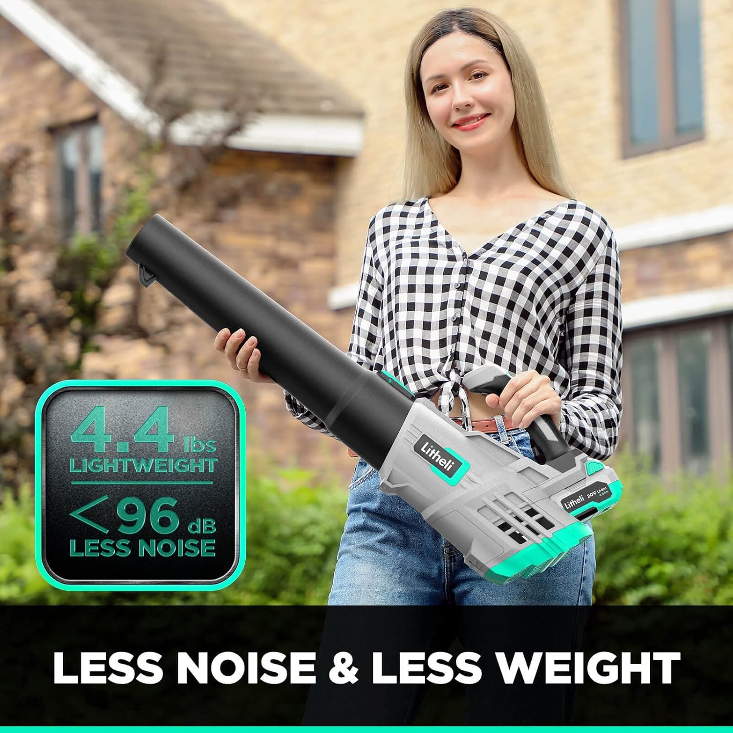 Cordless Leaf Blower with Battery and Charger B655750