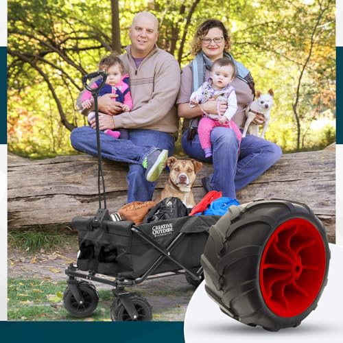 Heavy Duty Solid Tire Wheel for All-Terrain Wagons & Garden Carts A64280