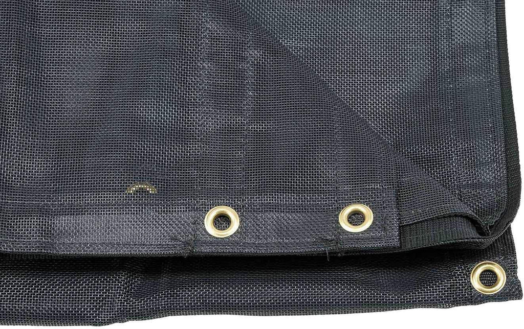 7 x 20 ft Dump Truck Vinyl Coated Mesh Tarp Cover with Double Pocket J7741