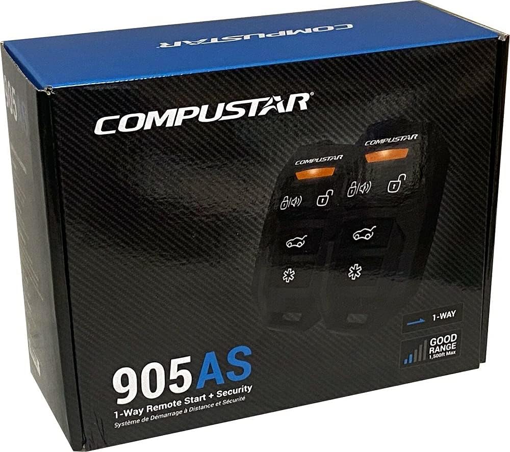 4 Button 1 Way Remote Start System 1500ft Range F422