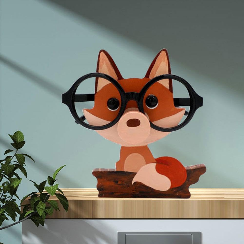 Wooden Animal Glasses Holder Stand for Sunglasses Display T407172