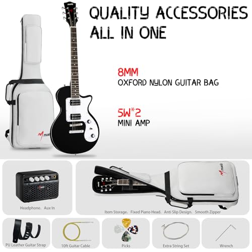 39 Inch Electric Guitar Kit with Amplifier and Accessories U41992