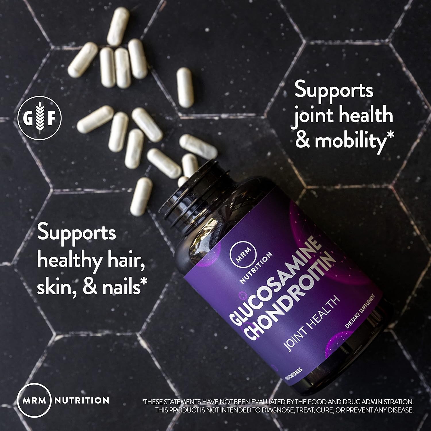 Glucosamine 1500mg with Chondroitin Sulfate 1200mg, 90 Capsules U6091