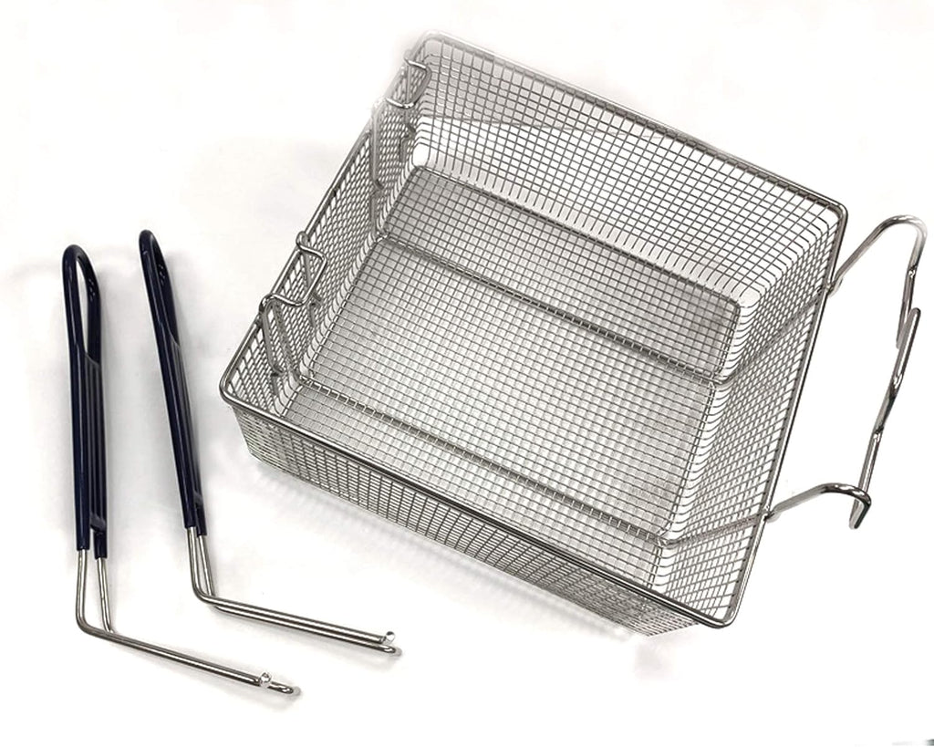 Double Fryer Basket for Stainless Fryers, Cool Touch Handle N38906