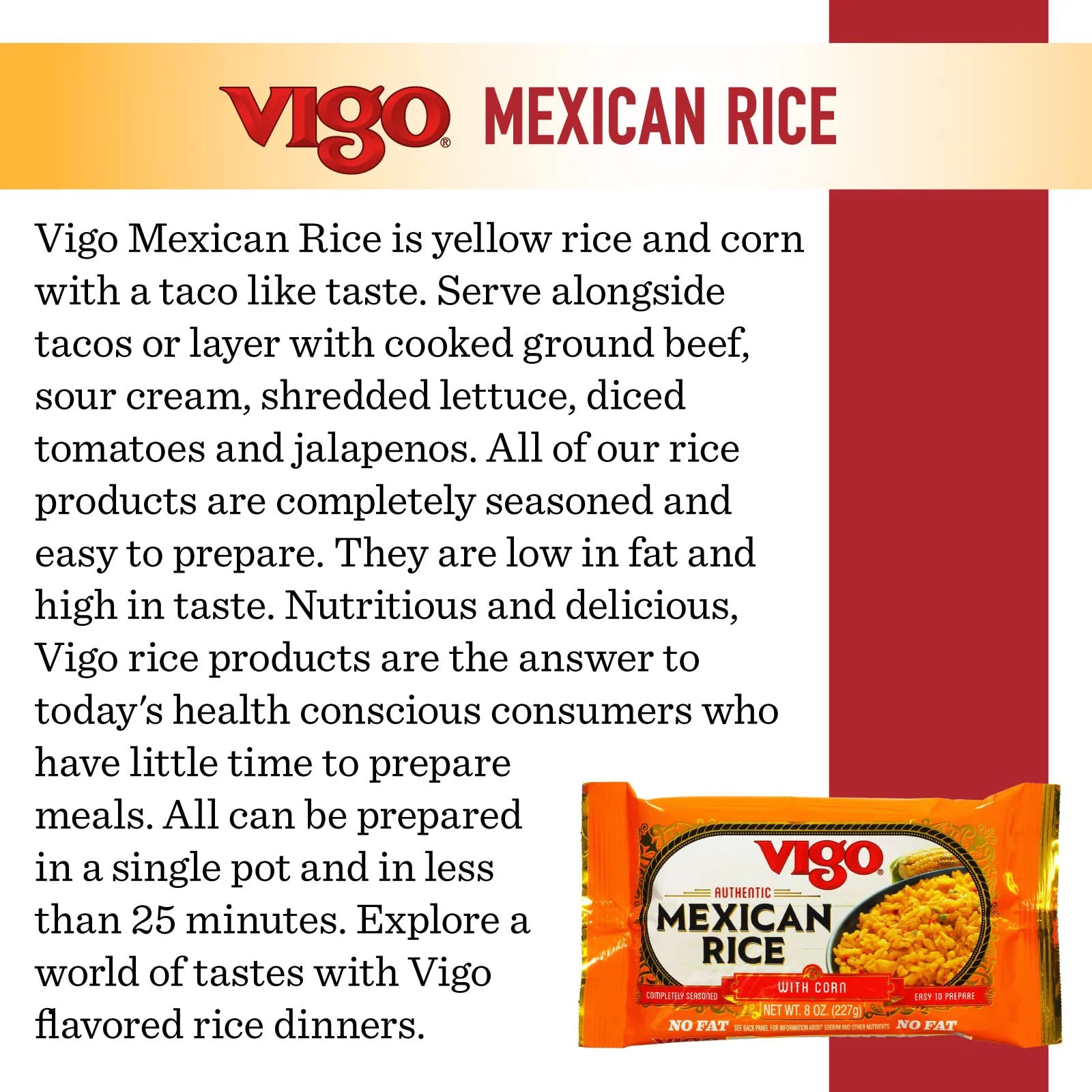 Mexican Rice with Corn, 8oz (Pack of 12) Y1166