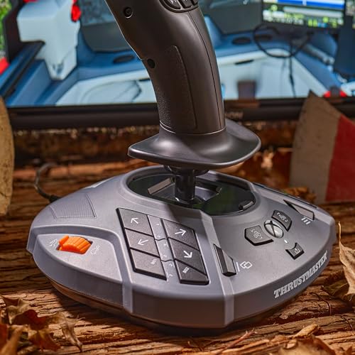 SimTask Steering Kit with Adjustable Clamp and Spinner Knob for Truck and Farm Simulation Gaming J334
