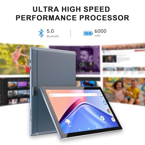 10 Inch Android 14 Tablet with Keyboard, 8GB RAM, 64GB Storage H38978