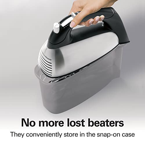 6-Speed Electric Hand Mixer with Storage Case and Beaters U720