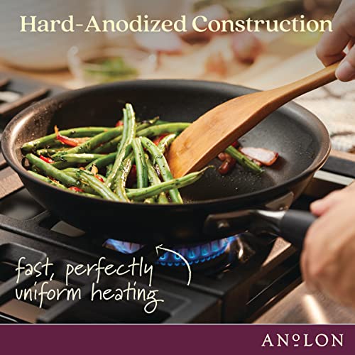 Hard Anodized Nonstick Saucepan with Straining Lid, 2 Quart S664
