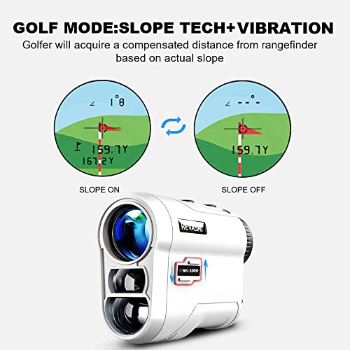 Golf Rangefinder with Slope and Pin Lock Vibration, Rechargeable Battery Q376687