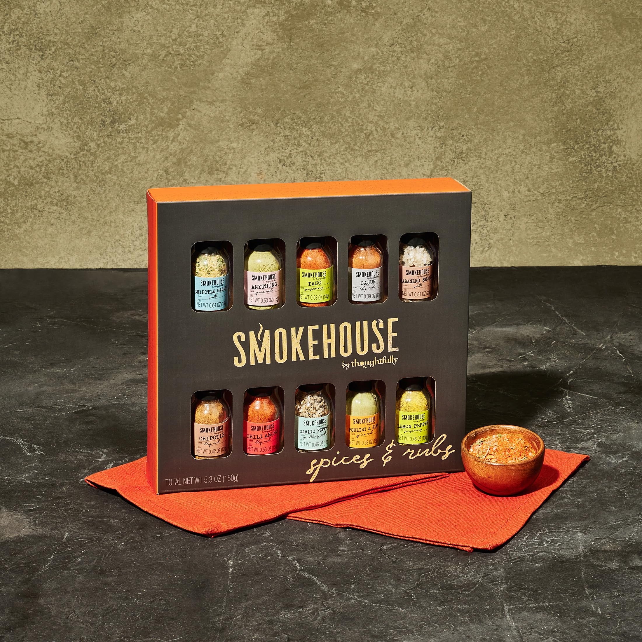 Gourmet Grilling Spice Gift Set, 10 Seasoning Flavors B730614