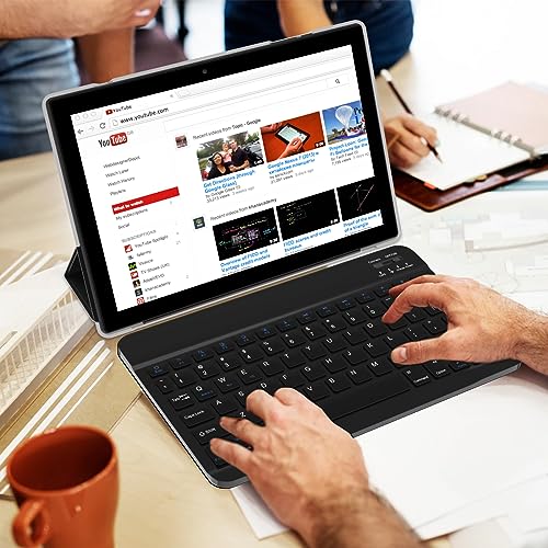10 Inch Android 14 Tablet with Keyboard, 8GB RAM, 64GB Storage H38978