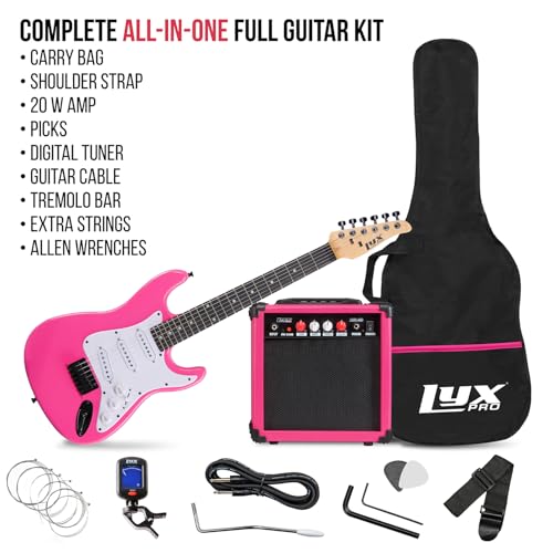 3/4 Size Electric Guitar Kit for Kids with Amp and Accessories V60944