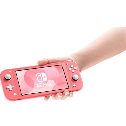 Switch Lite Console Holiday Bundle - Coral, 5.5" Touchscreen L527