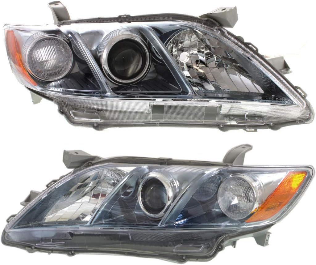 For Toyota Camry Hybrid Headlight Unit 2007 2008 2009 Pair Driver and Passenger Side For TO2502174 | 81170-33662