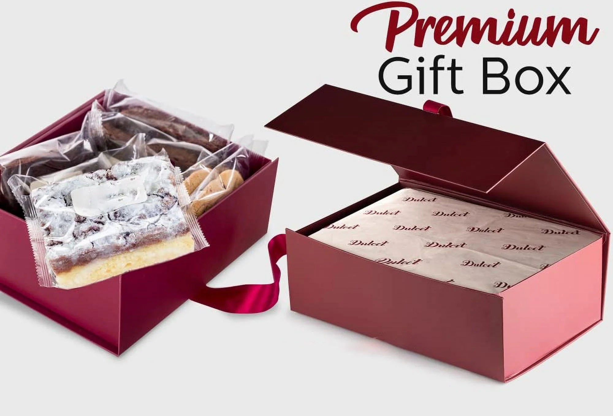Gourmet Food Gift Basket with Brownies, Crumb Cakes, Rugelah and Muffins I71612