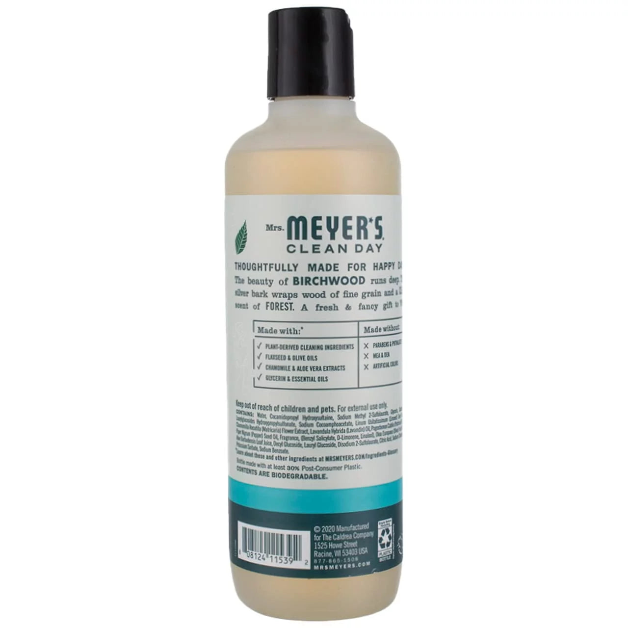 Moisturizing Body Wash with Essential Oils, Birch Wood Scent, 16 oz Q7218