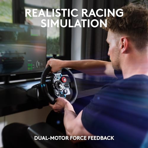 Racing Wheel and Pedals with Force Feedback and Shifter for Xbox, PC, Mac E1773